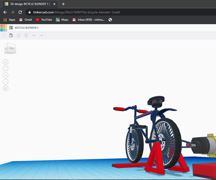 Bicycle Blender (category : Connectors)by VISHNU .C. SABU