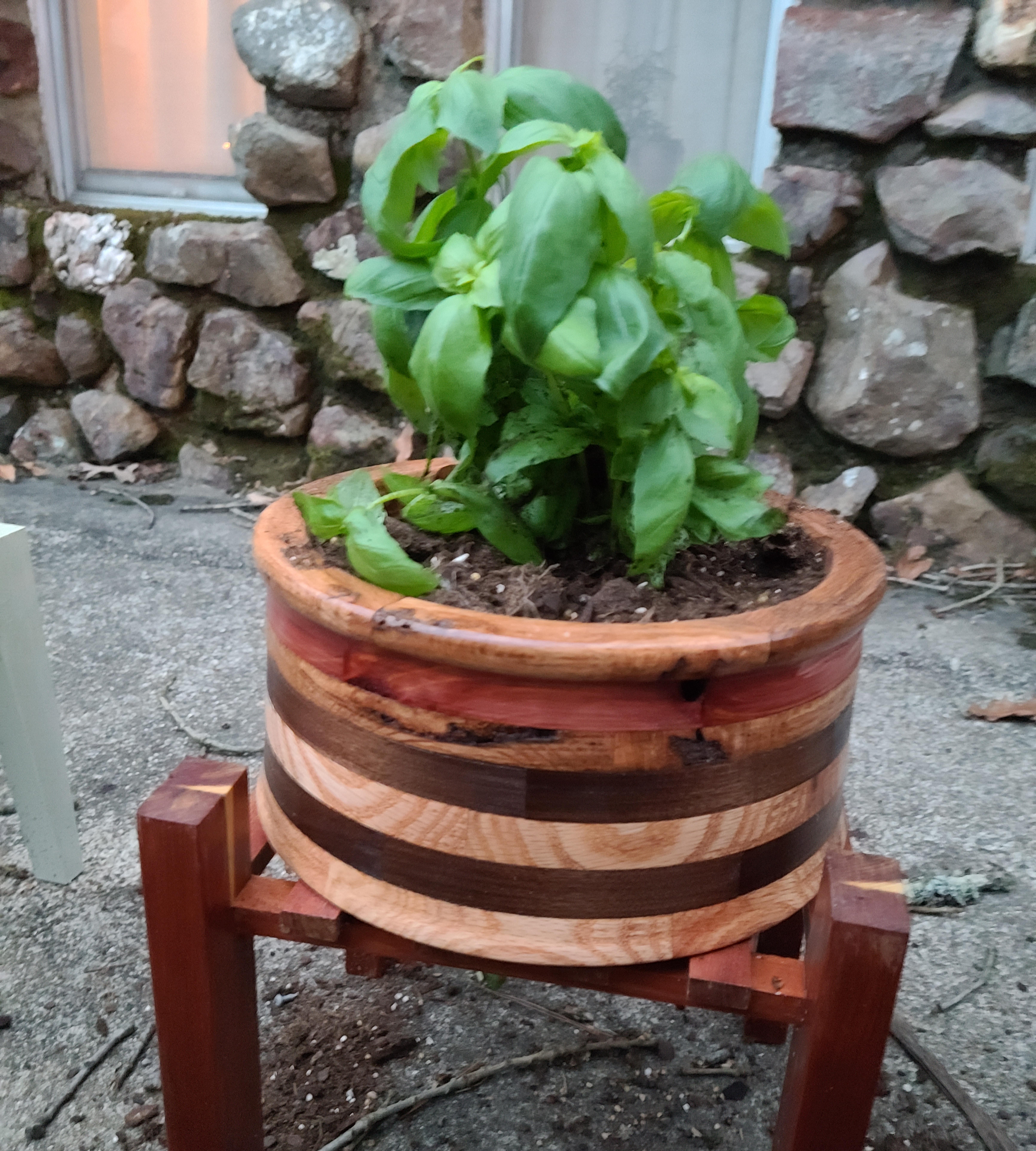 Making a Segmented Turned Planter