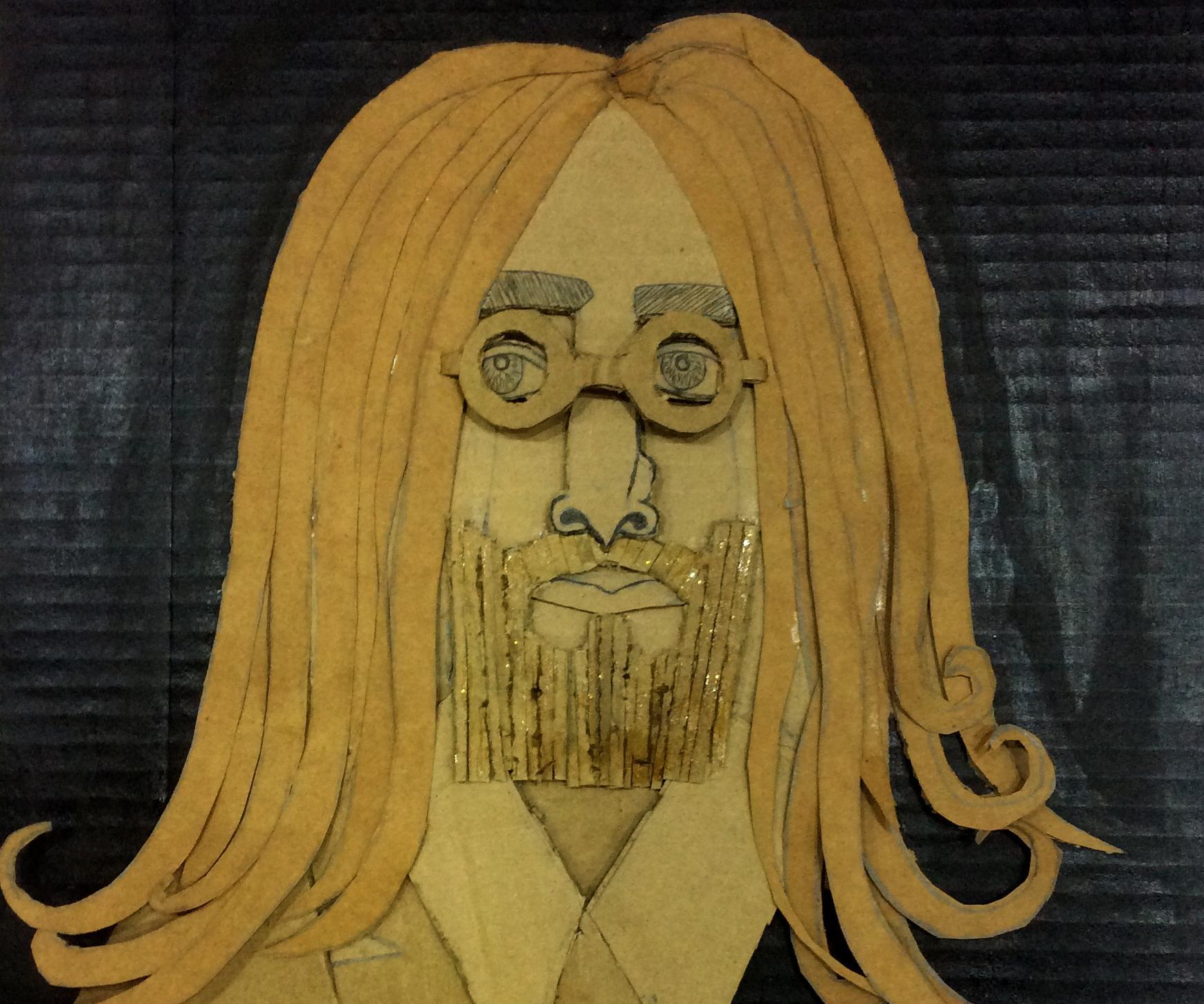 John Lennon Cardboard Poster