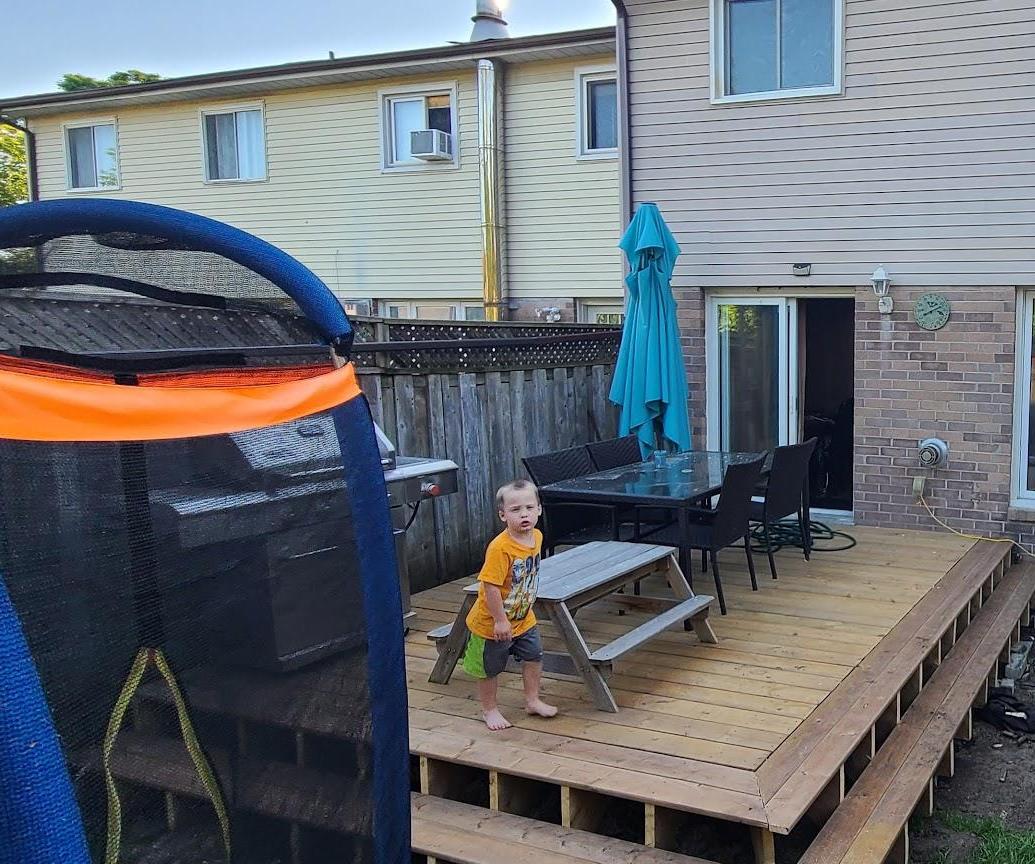 10' X 12' Backyard Deck