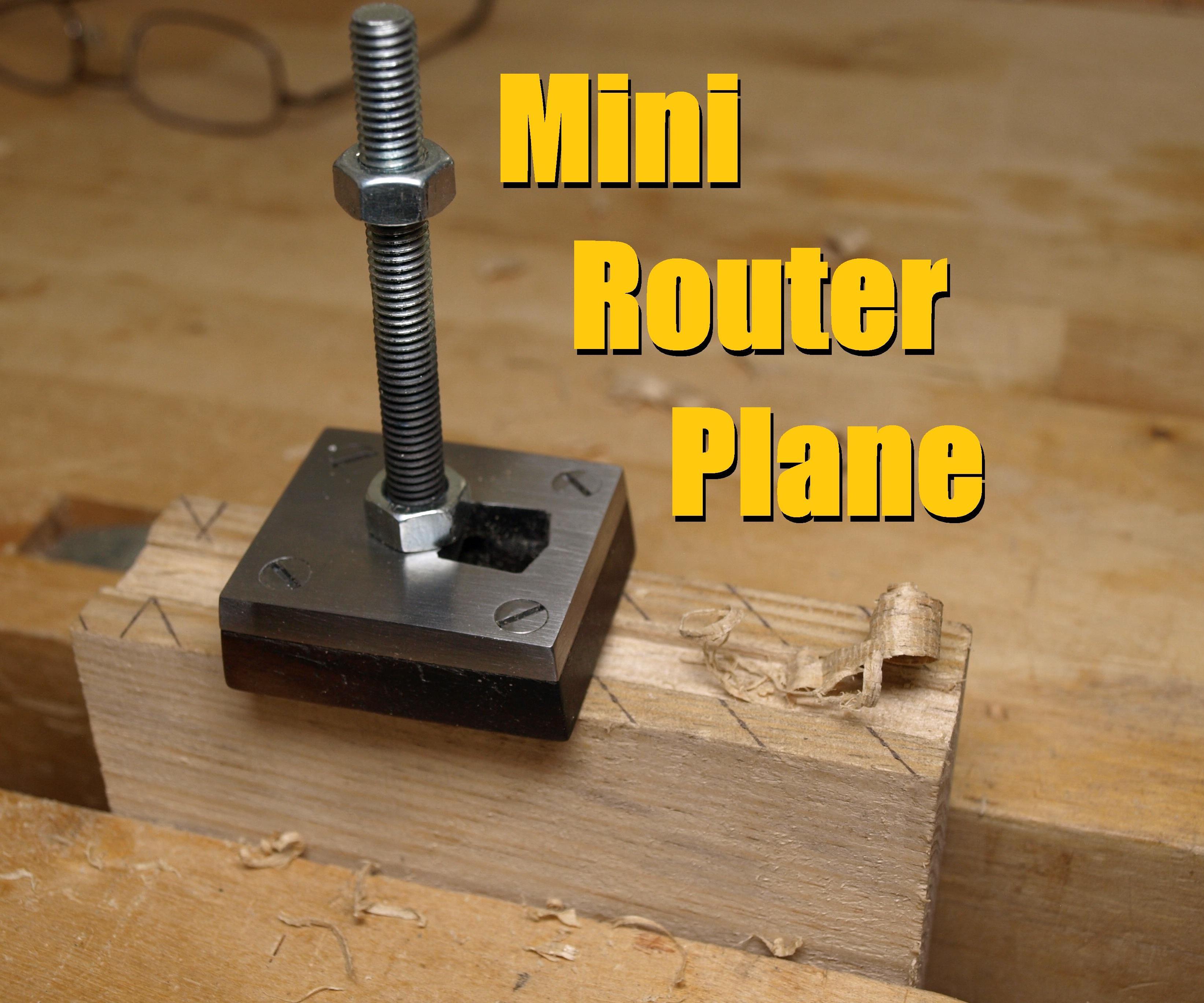 Mini Router Plane From Workshop Scraps