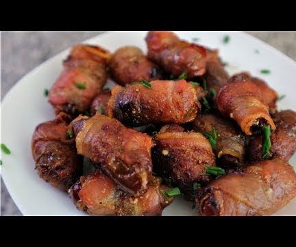 Bacon Wrapped Dried Dates Recipe