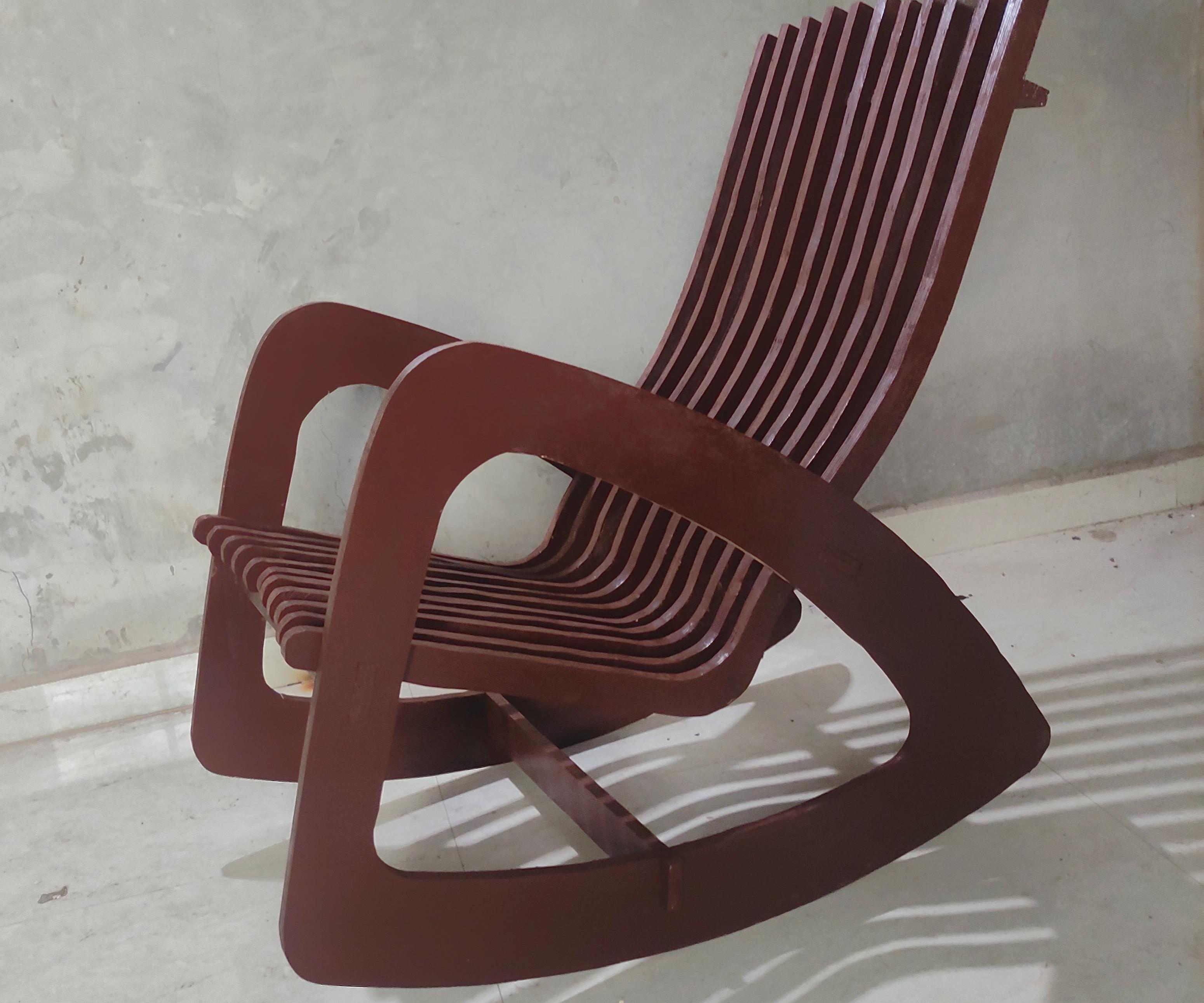 Plywood Rocking Chair Under 30$