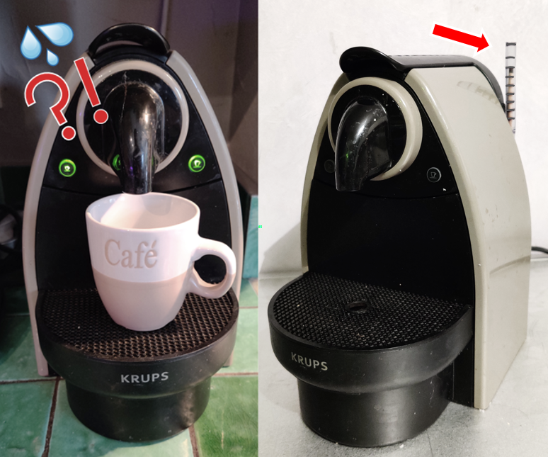 Custom and Robust Water Level Indicator for Coffee Machine That Couldn't Be Simpler