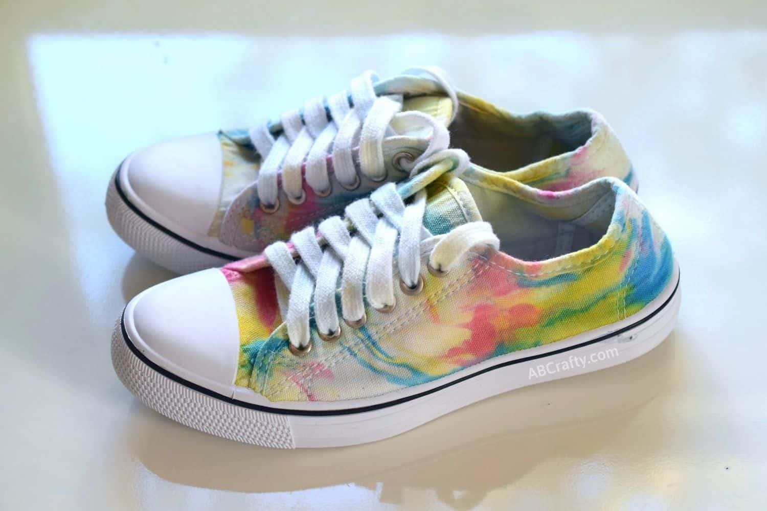 Tie Dye Shoes