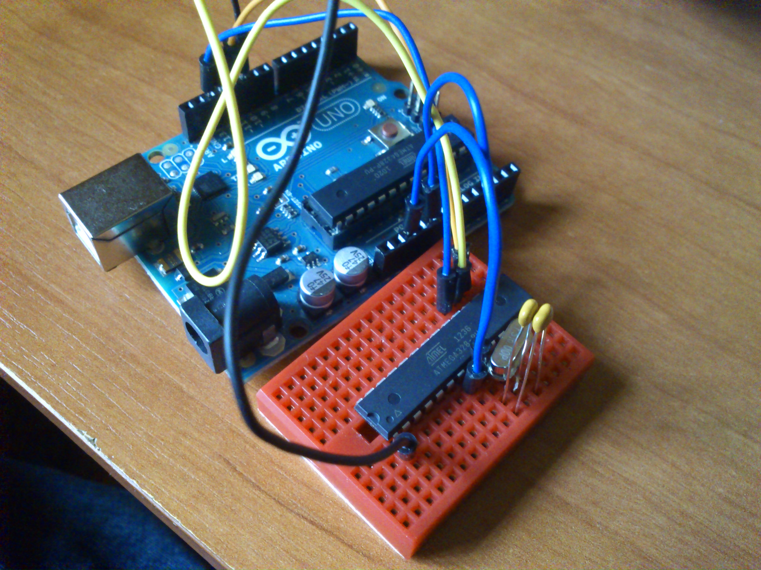 Burning the Bootloader on ATMega328 Using Arduino UNO As ISP