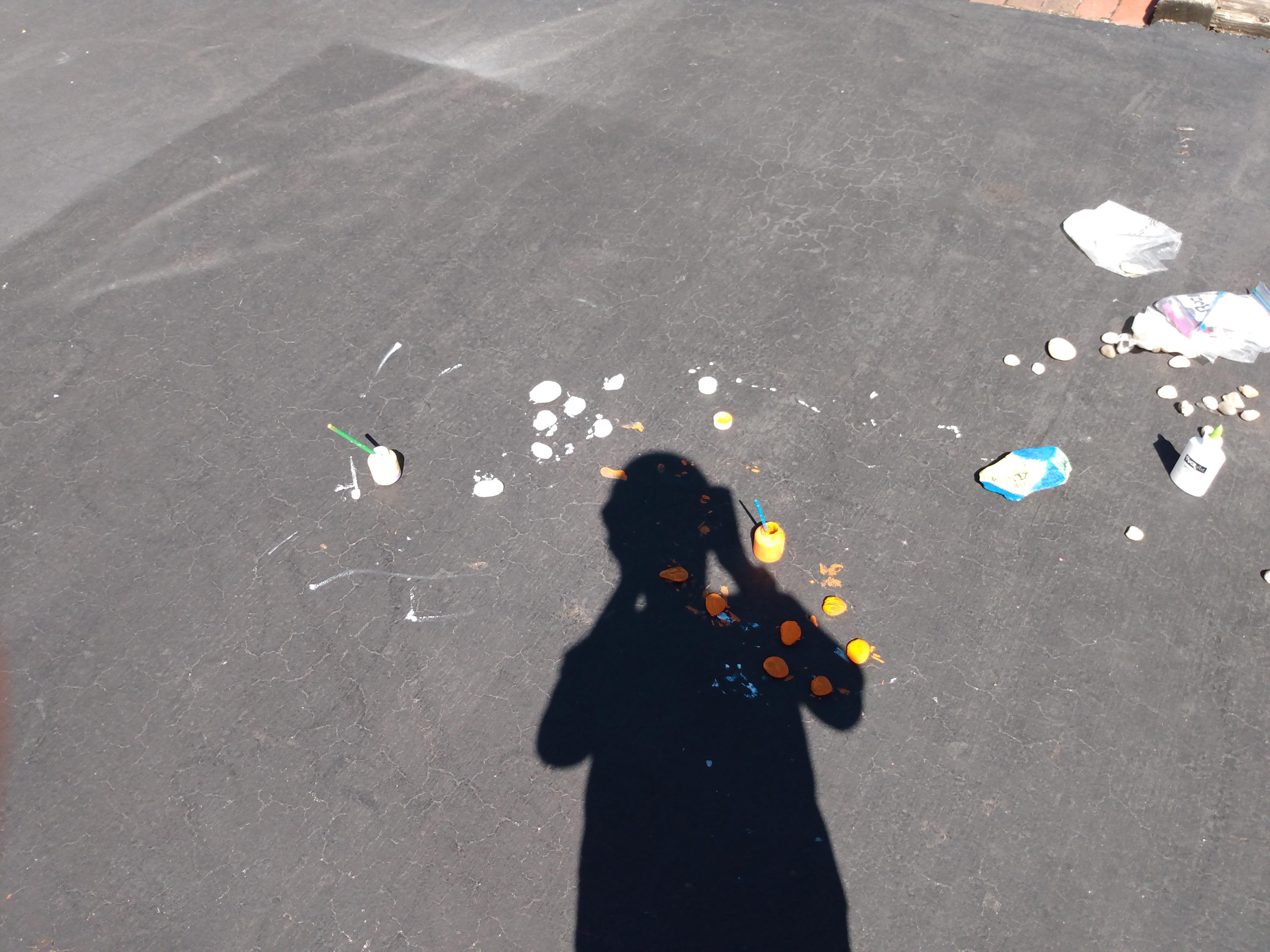 A Kindness Rock With Decorations 