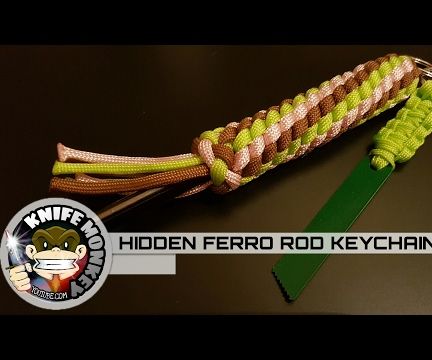 Paracord Secret Compartment Keychain
