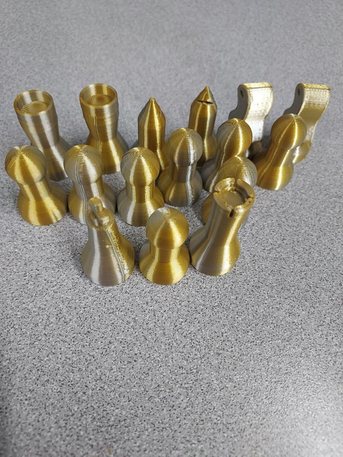 3D Chess Board + Pieces