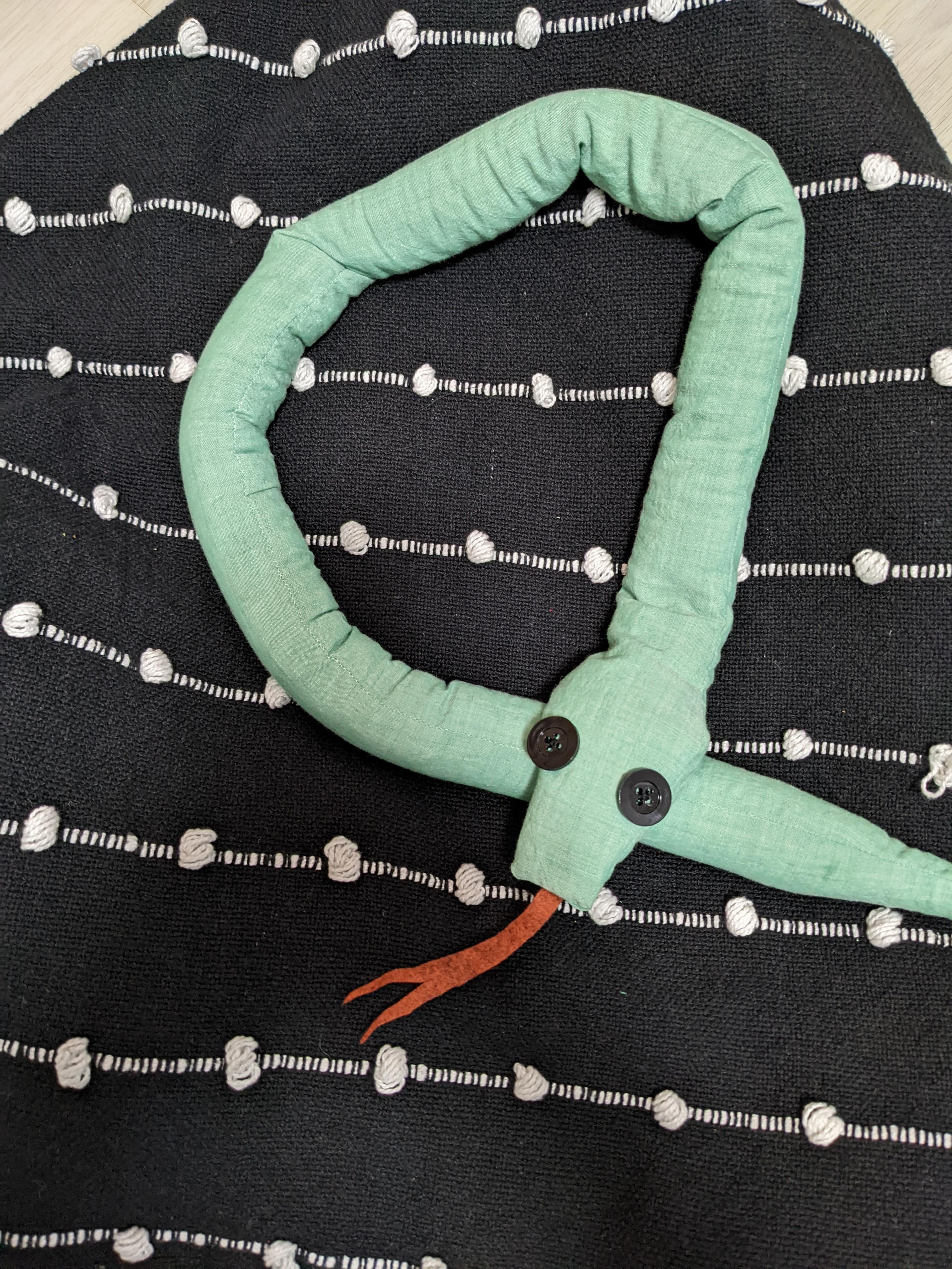 Microwaveable Snake Heating Pad