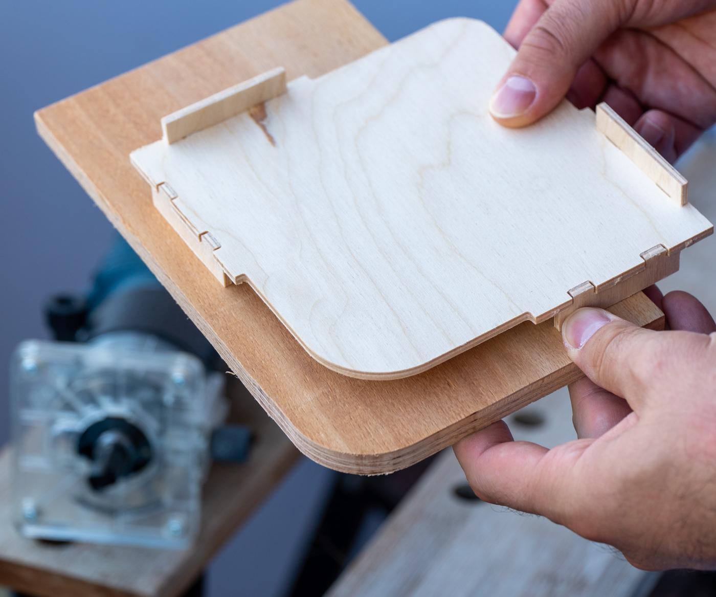 Corner Radius Template on the CNC