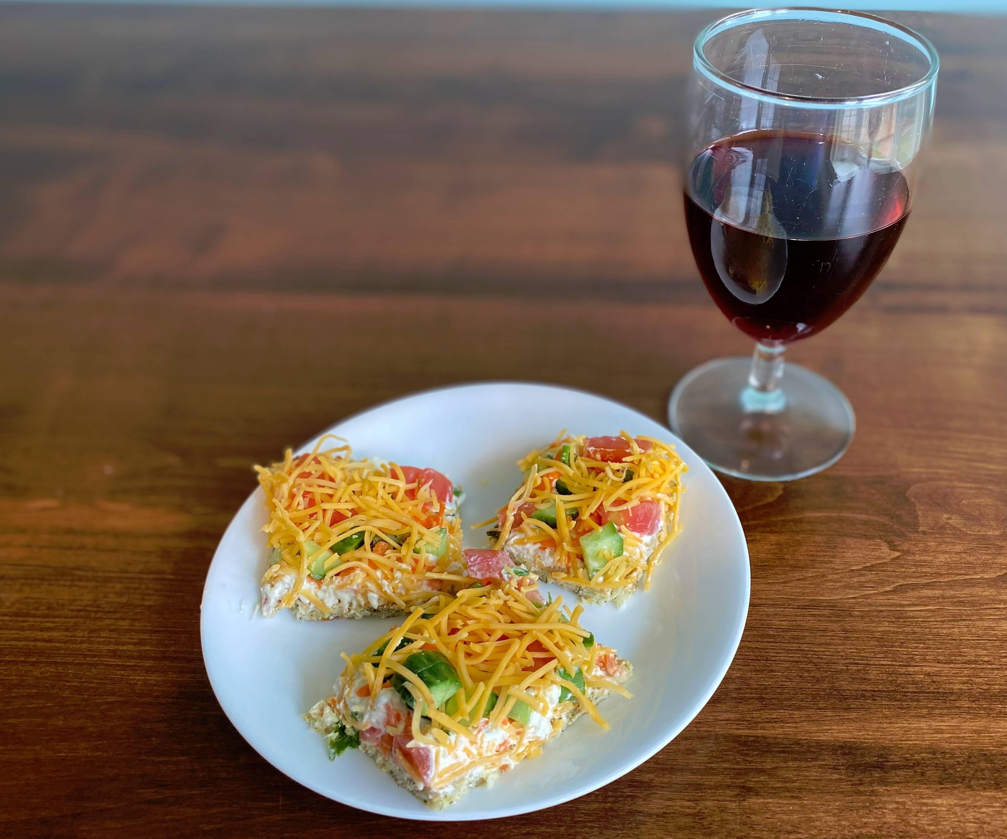 Goat Cheese Veggie Pizza