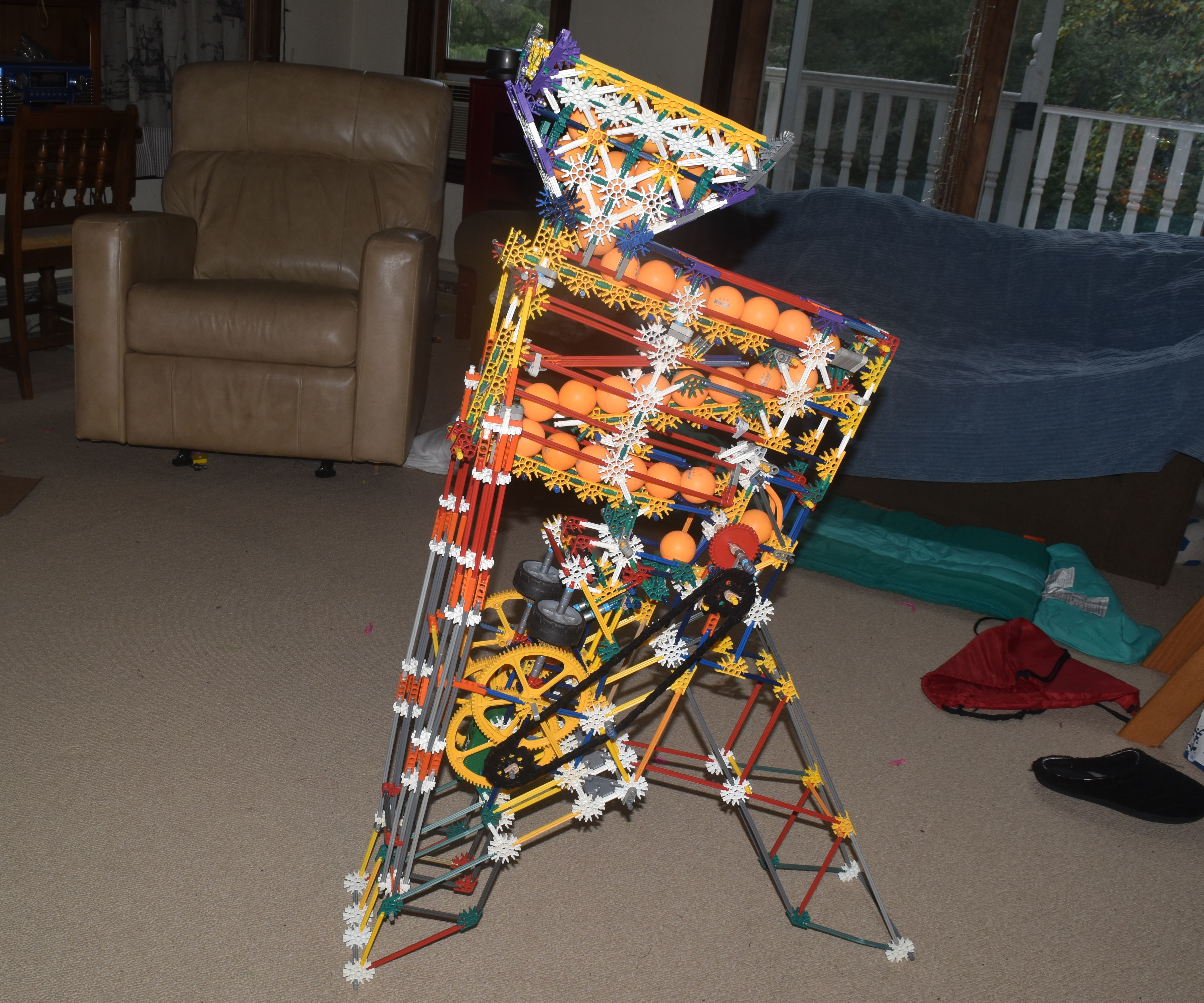 K'nex Flywheel Powered Machine Gun