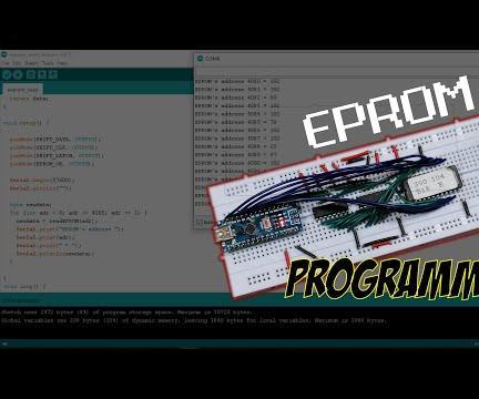 Arduino Powered Eprom Programmer