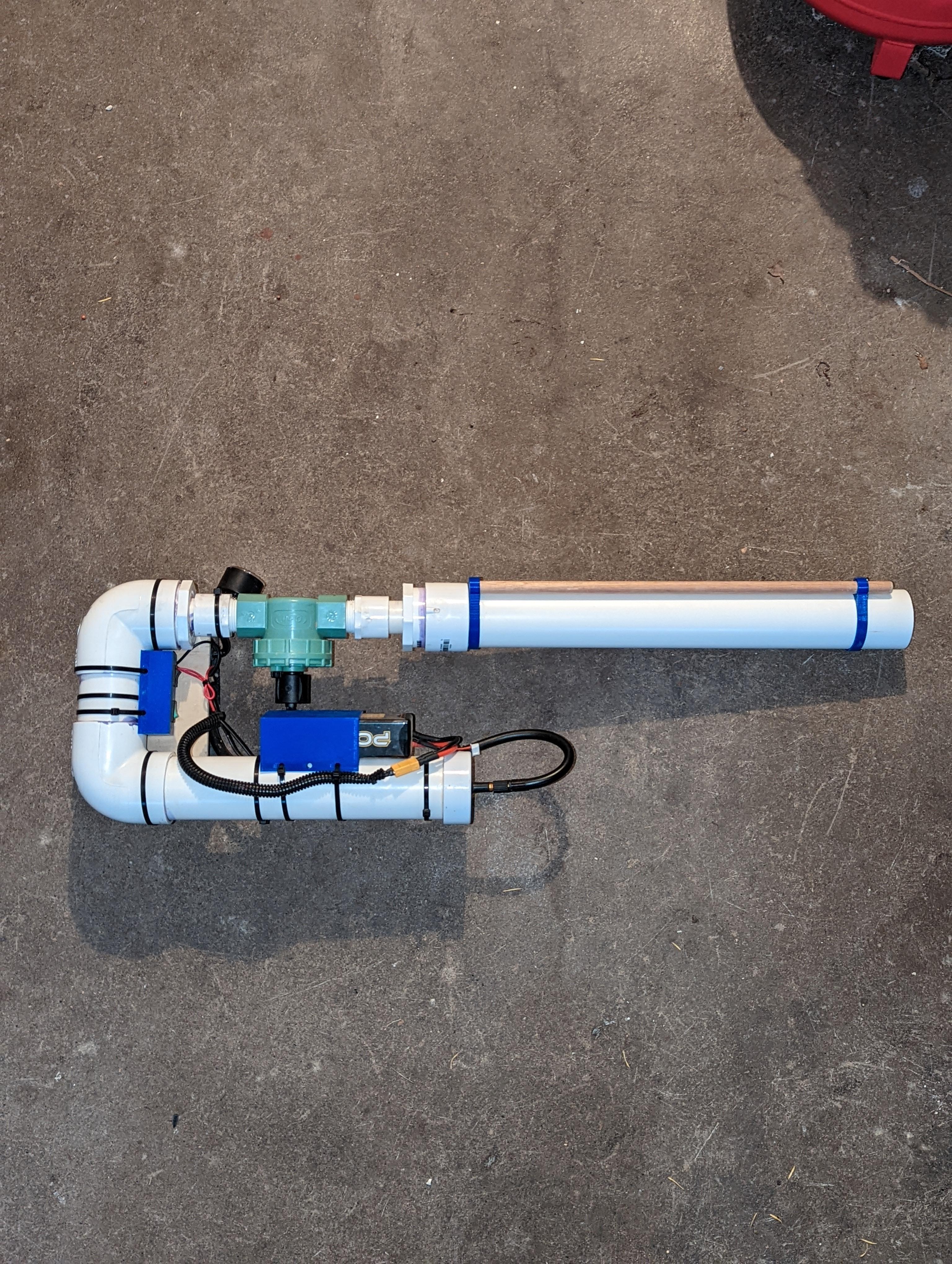 Self Contained Air Powered Potato Cannon