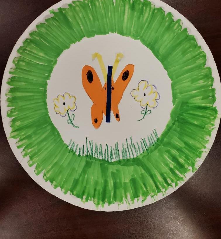 Paperplate Butterfly