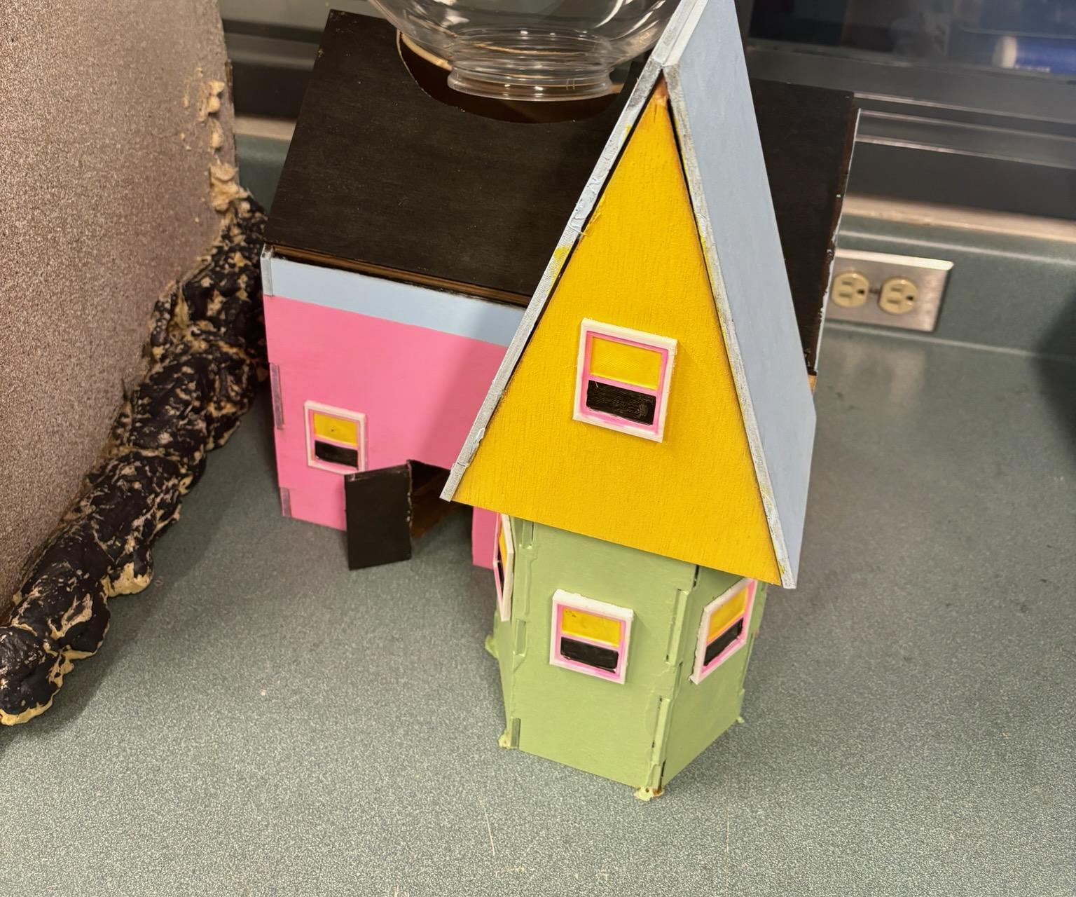 Up House Gumball Machine