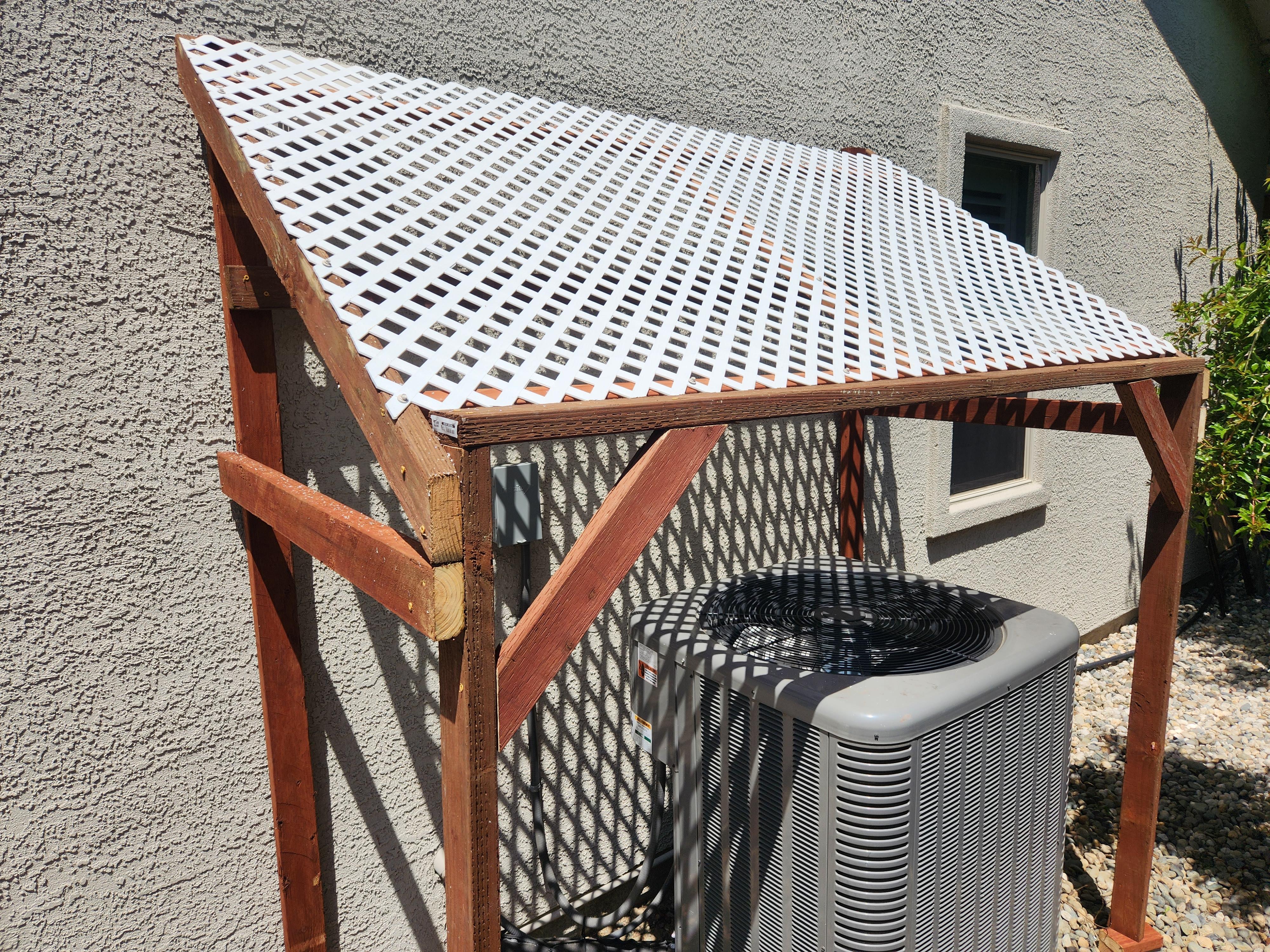 Outdoor AC Compressor Shade