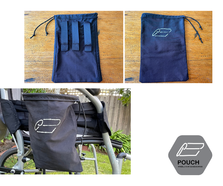 Pouch Sack Made for Molle System, Part of Pouch Wheelchair Accessories