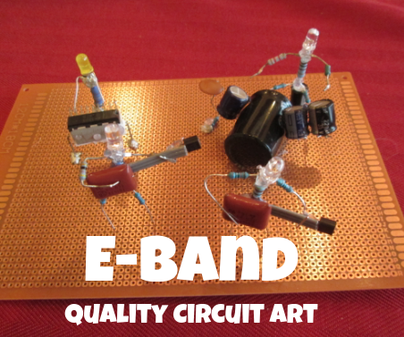 The E Band - Art Made From Scrap Electronics Parts