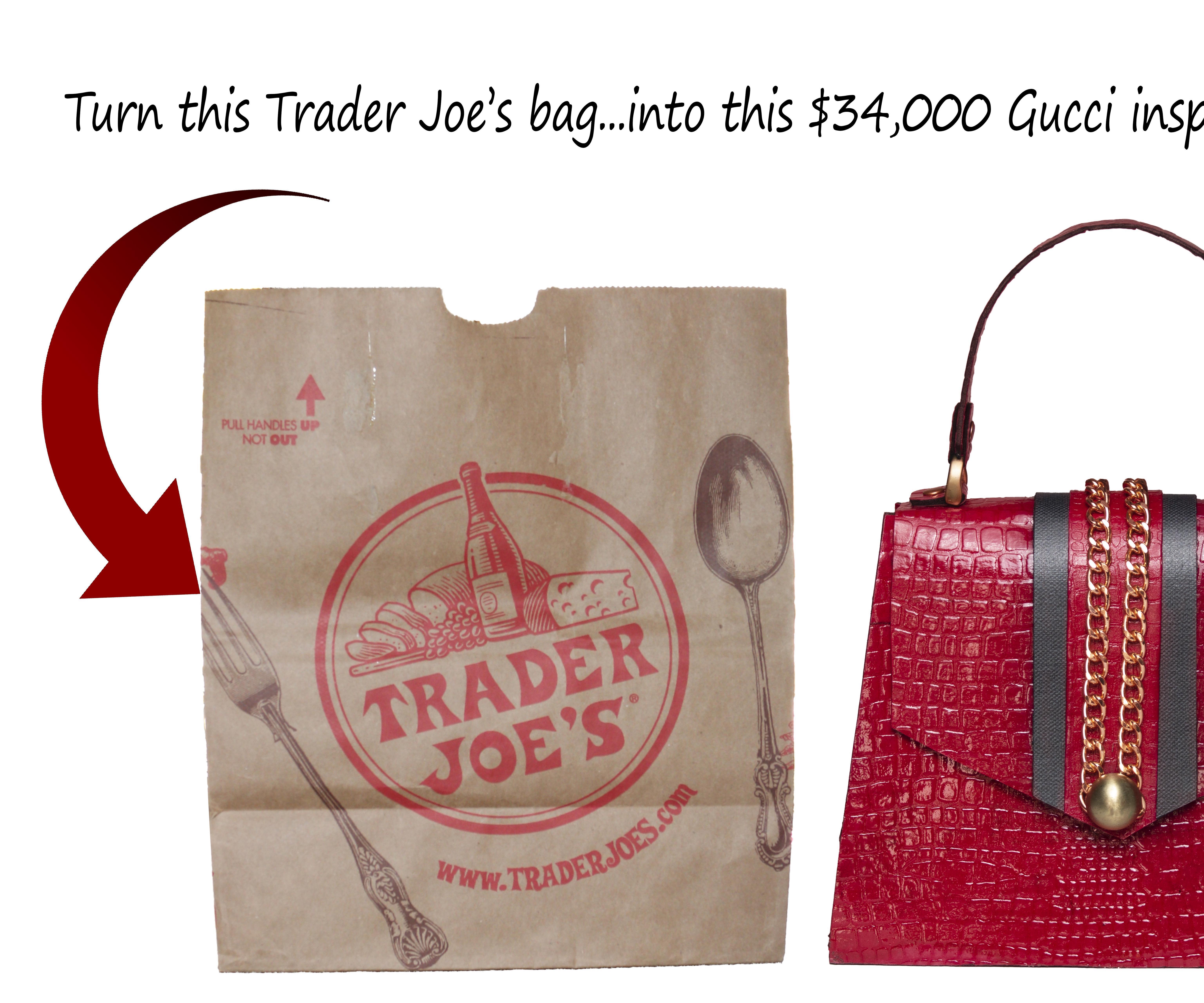 Gucci Inspired Handbag From Paper Bags