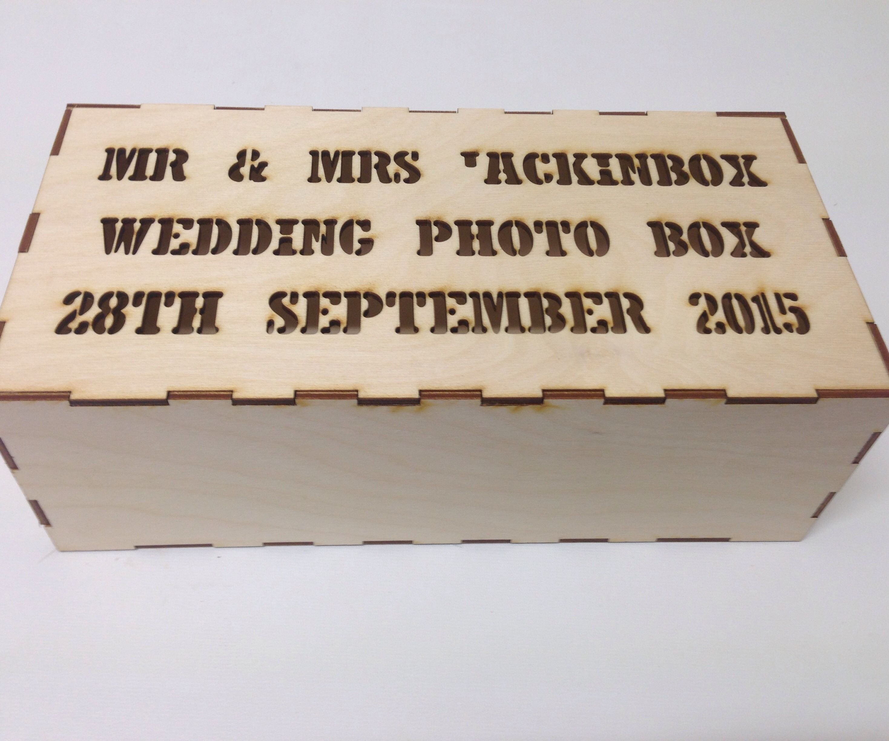 Wedding Photo Box Gift