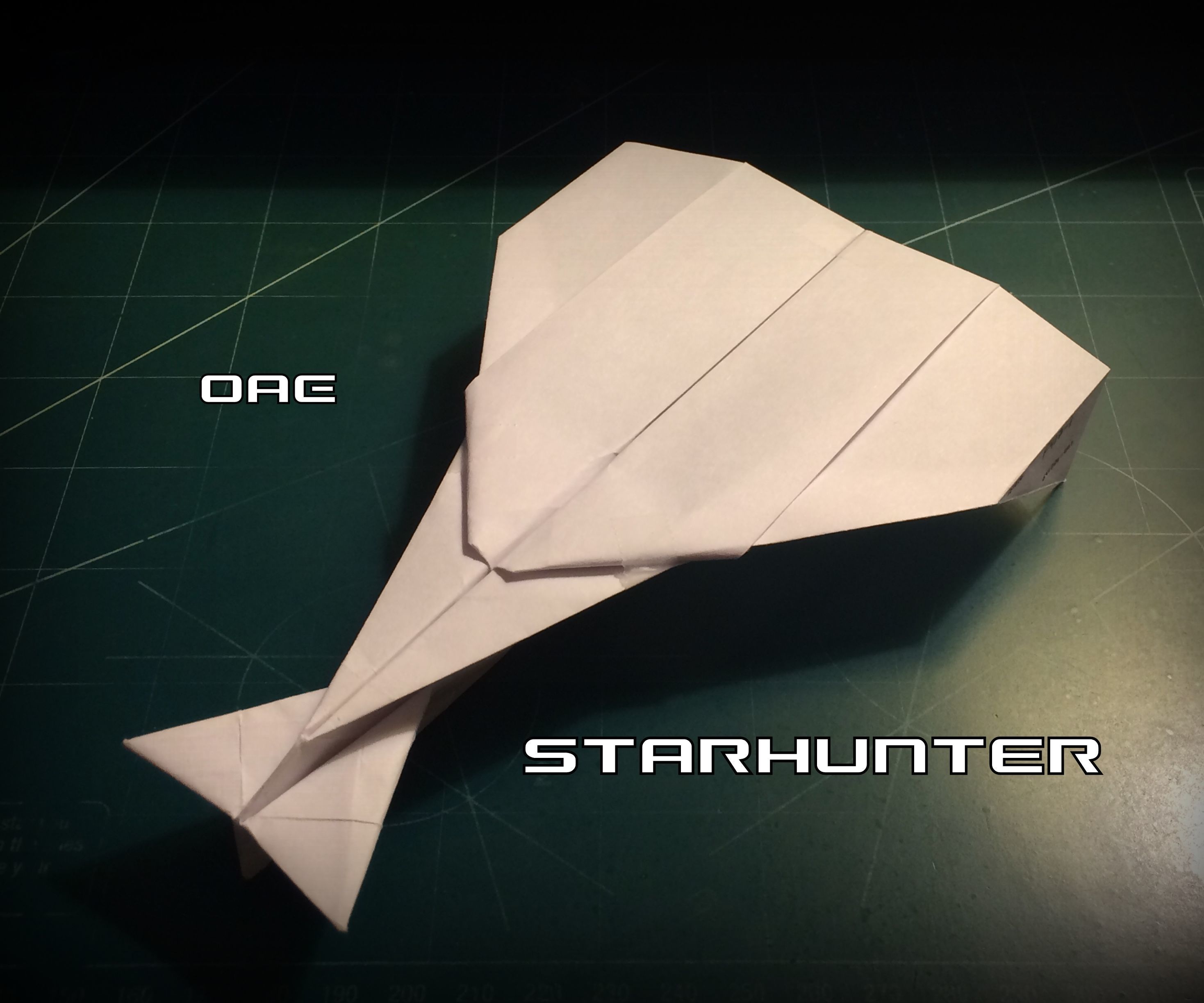 How To Make The StarHunter Paper Airplane