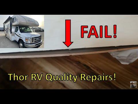 Fixing the Thor Motorhome Drawer Quality and the Poor fit under the sofa, this is open to the ground