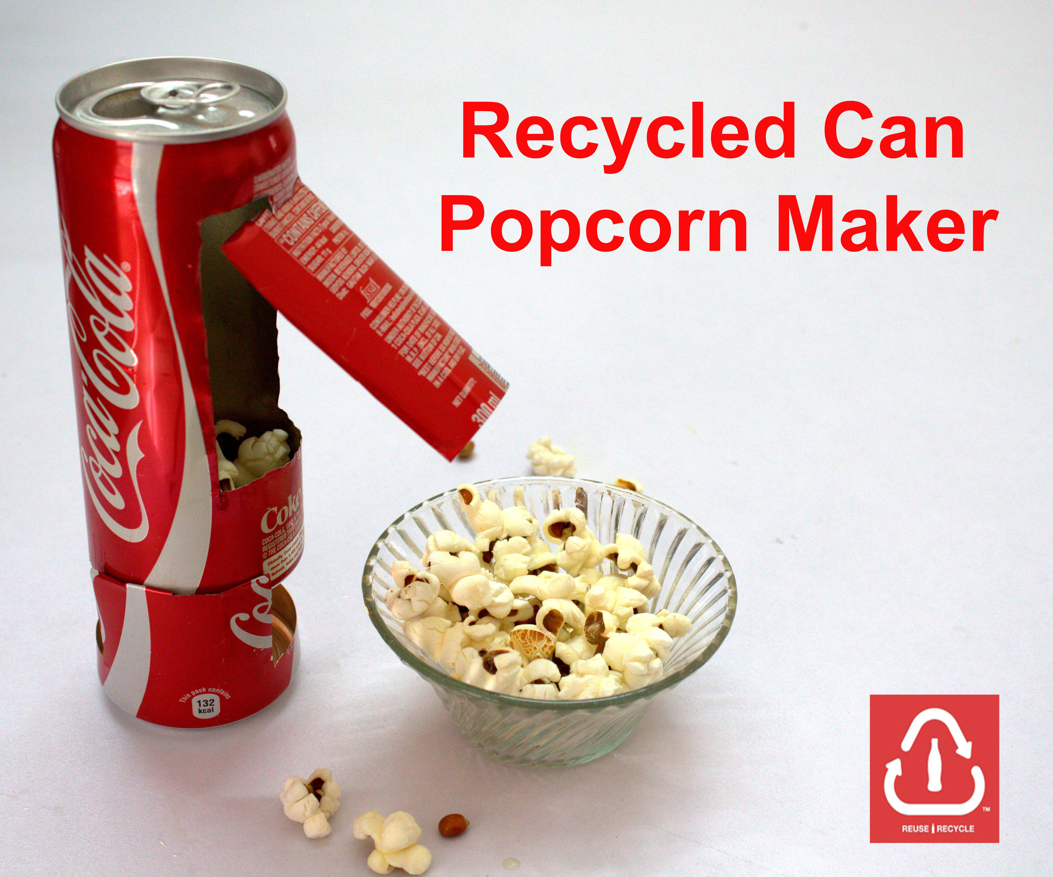 Recycled Coke Can Popcorn Maker