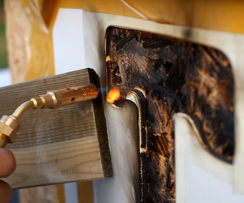 Stencil for Wood Burning / Fire Typography