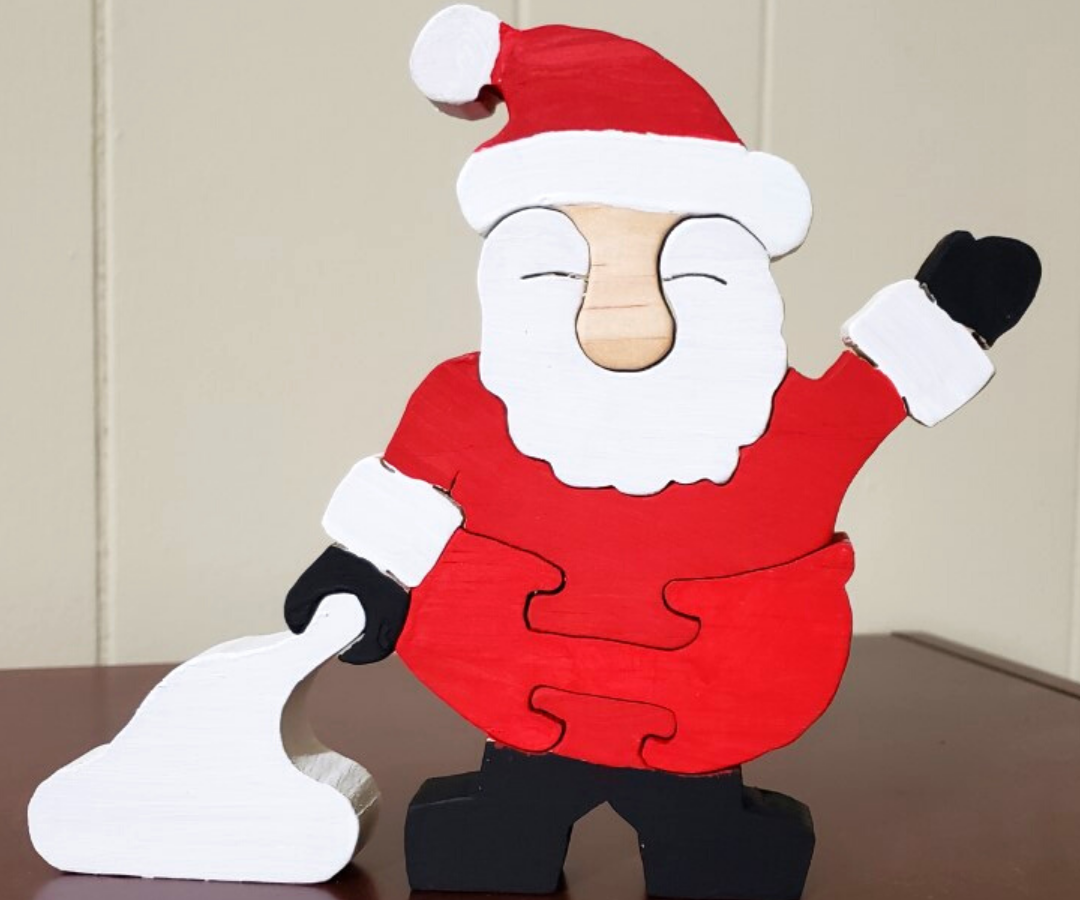 Santa Claus Scroll Saw Puzzle