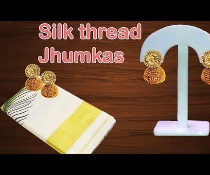 Onam special silk thread Jhumka