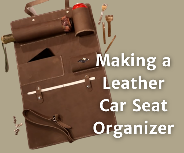 Leather Car Seat Organizer