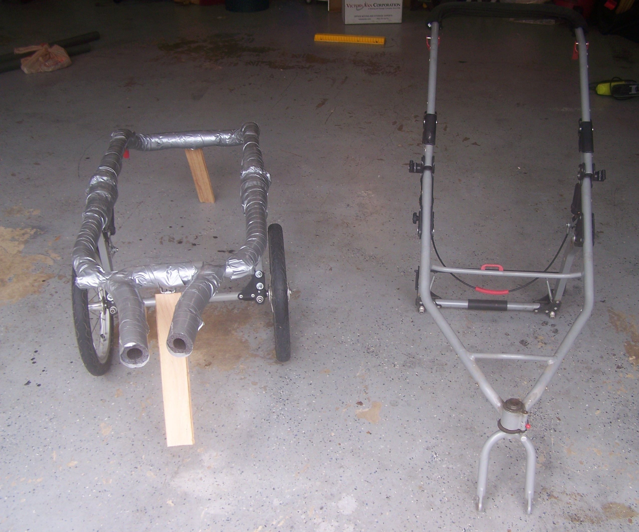 Kayak Cart Made From a Bob Jogging Stroller 