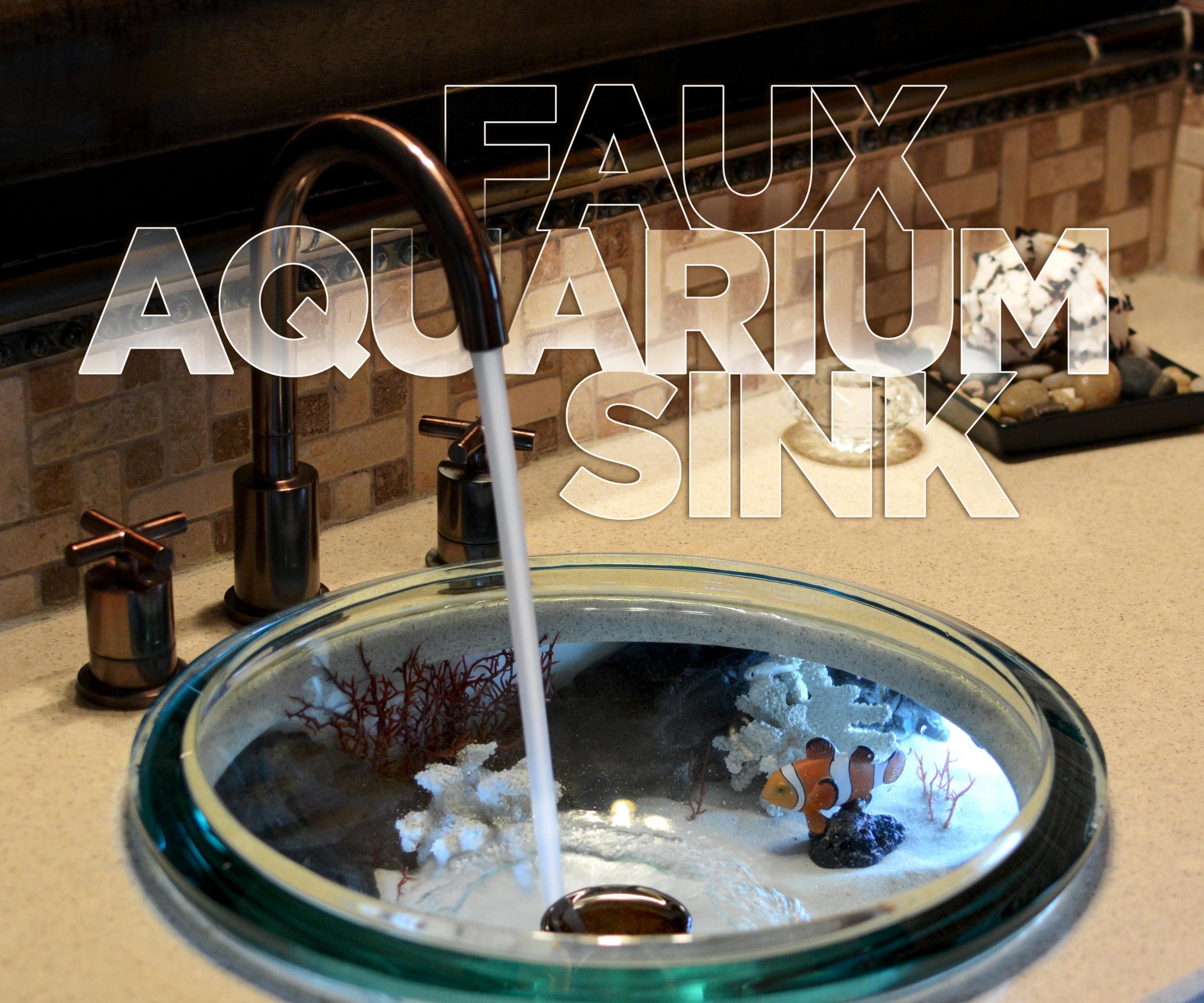 Faux Aquarium Sink