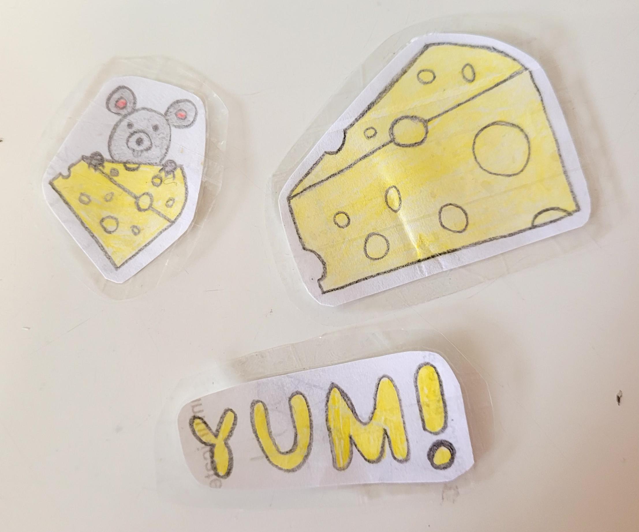 How to Make a Cheese-Themed Sticker in 5 Minutes