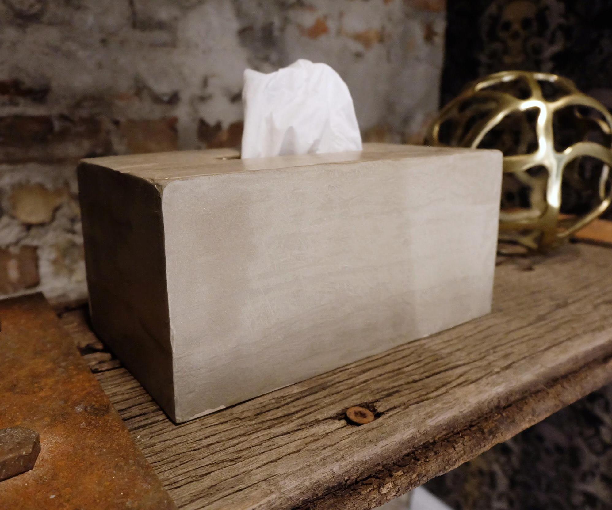 Easy Concrete Tissue Box Cover