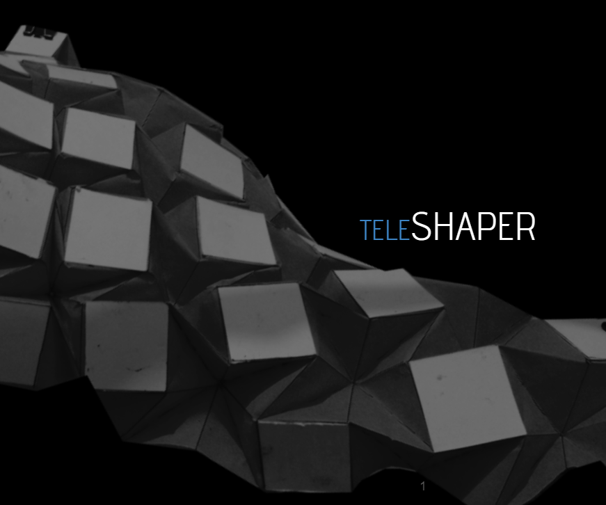 TeleShaper: Distant Design Collaboration With ESP32/8266