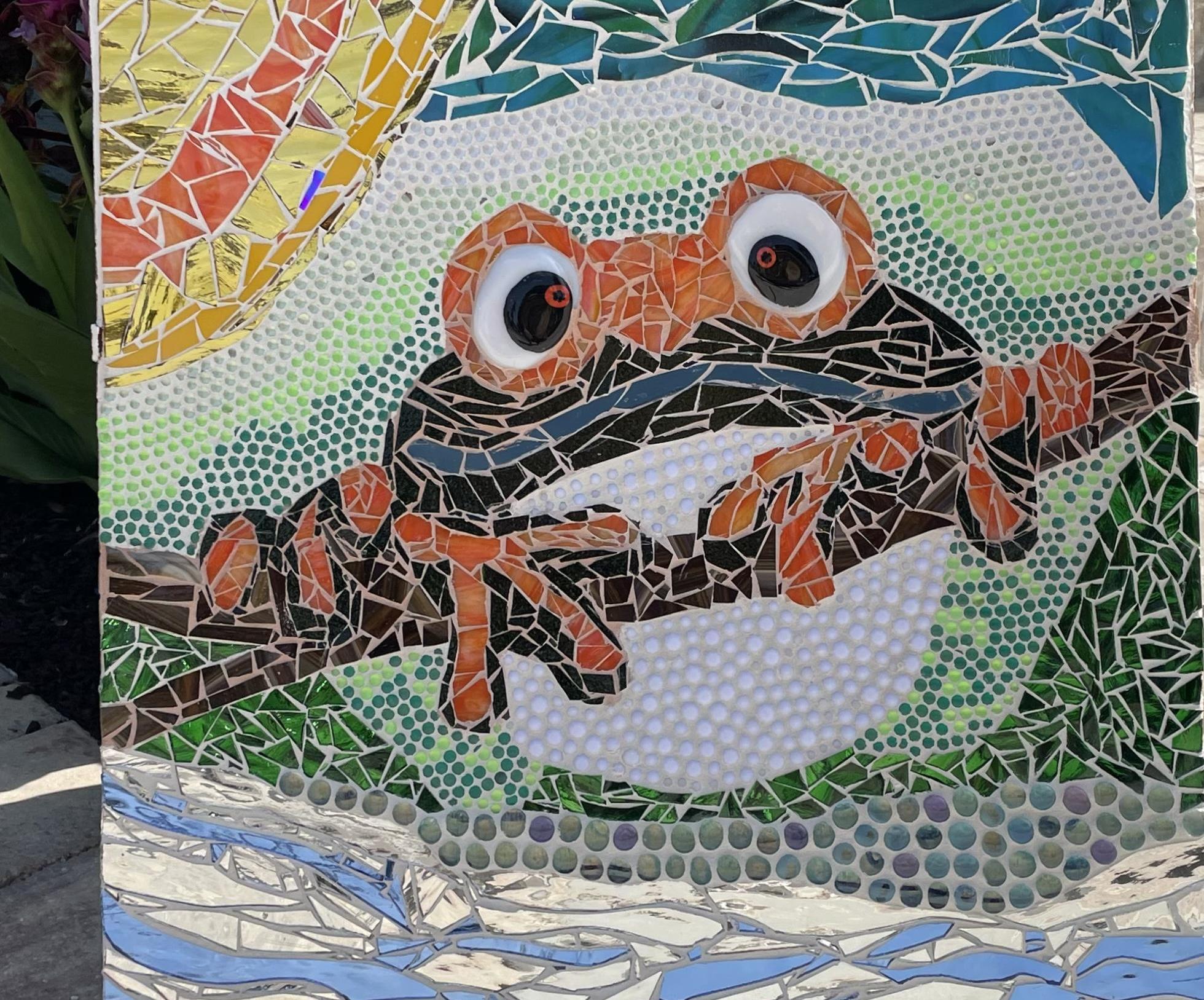 “TREE FROG”  -  MOSAIC