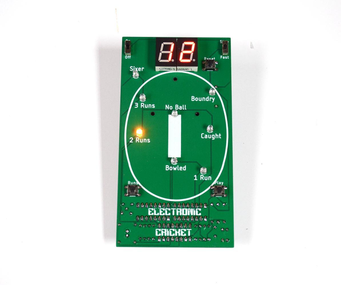 Electronic Cricket Game V2