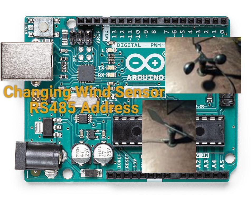 Changing the RS485 Wind Sensor Address (SEN0483 or SEN0482)