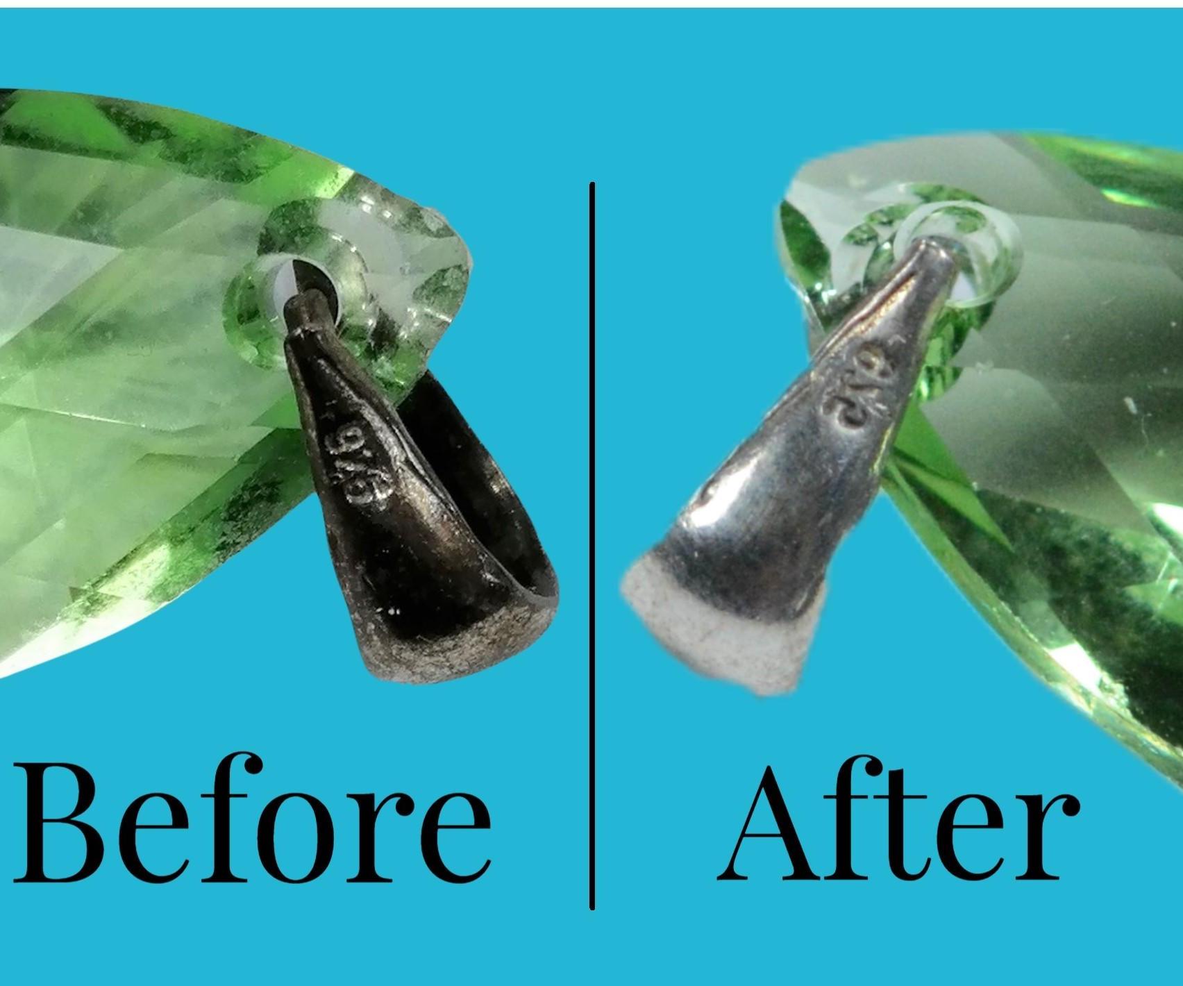 Clean Silver Jewelry With Tinfoli and Salt 