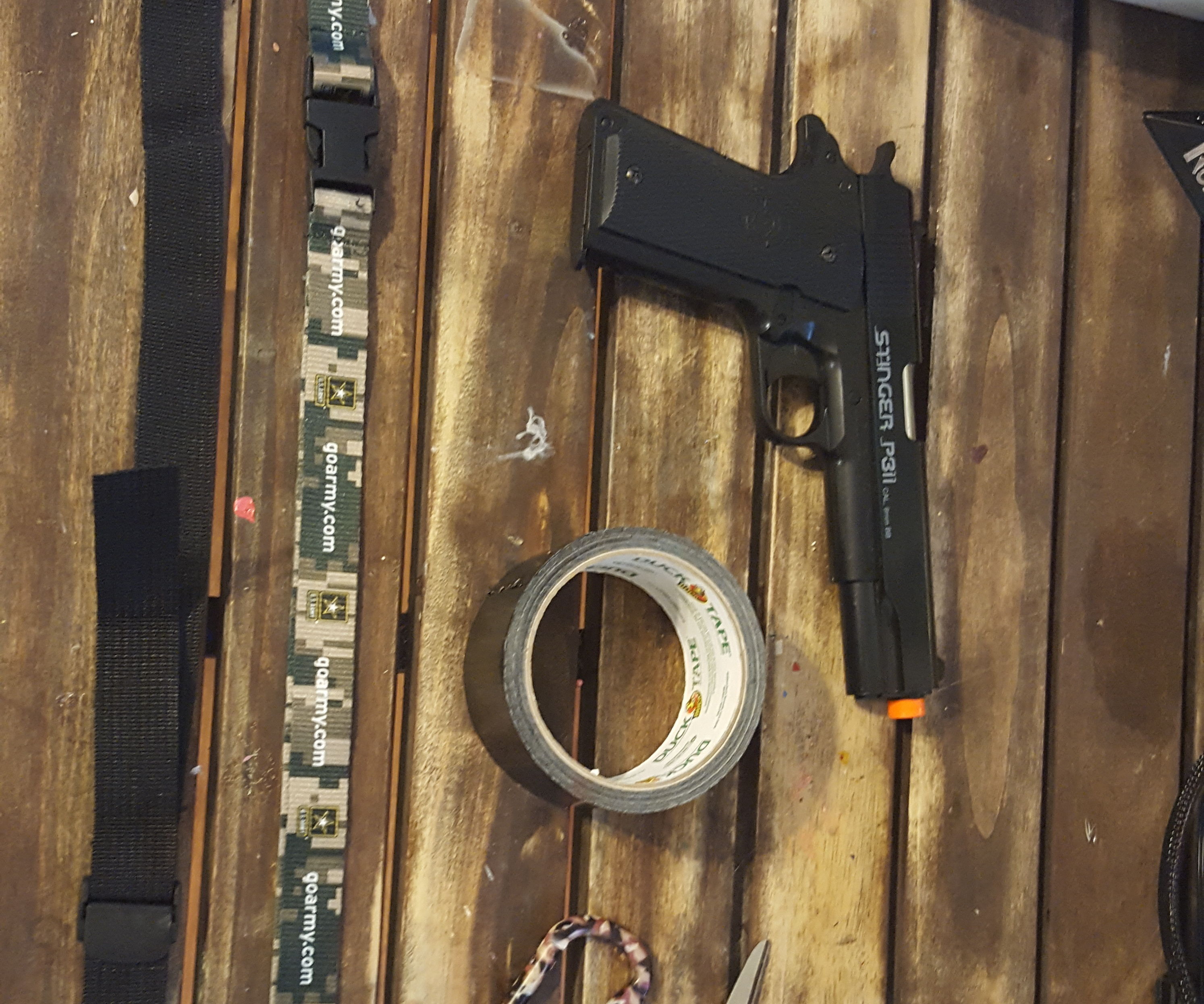 DuckTape Airsoft Pistol Leg Strap