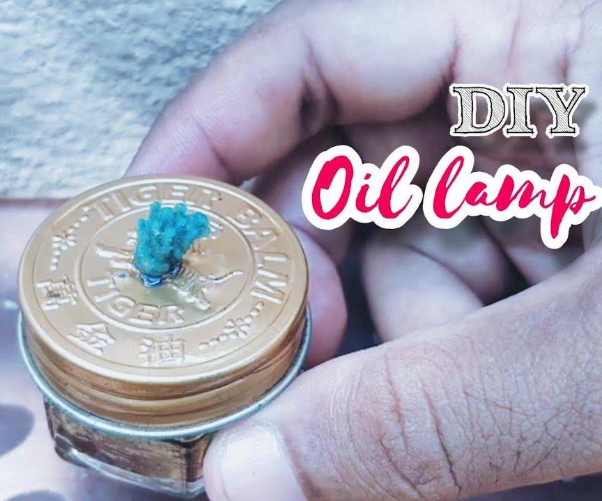 DIY a Beautiful Oil Night Lamp From Waste Material