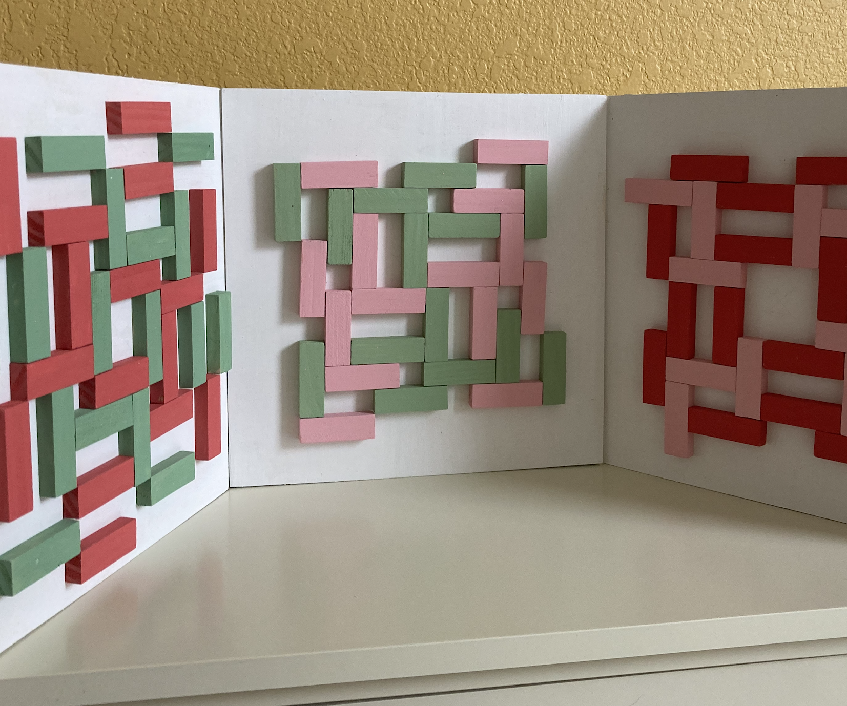 Tumbling Tower Blocks Wall Art