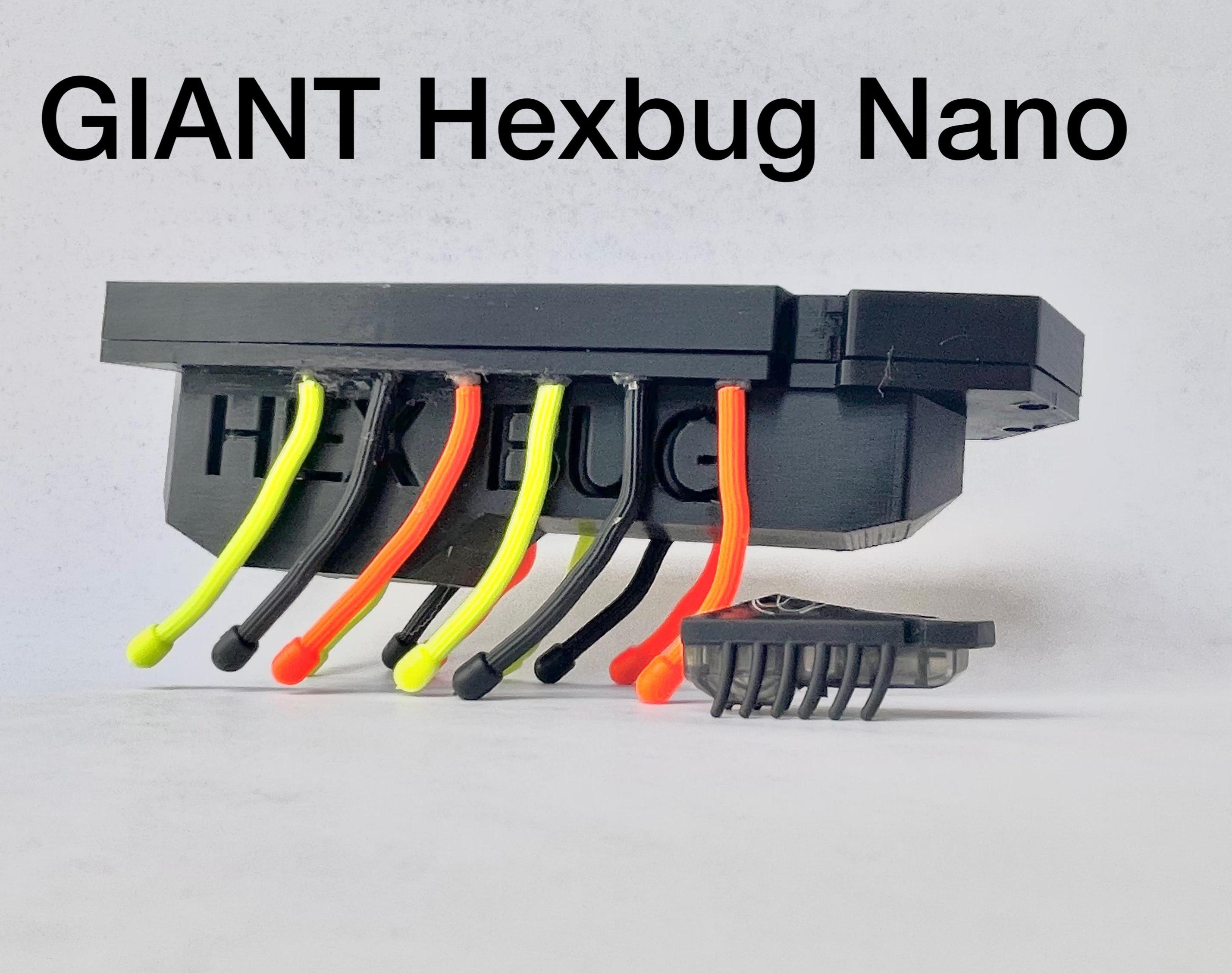 Huge 3D Printed Working Hexbug Nano