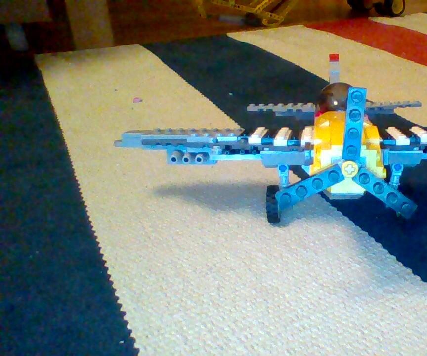 Lego WWII P-51 D Mustang, Rockets and D-Day Invasion Stripes