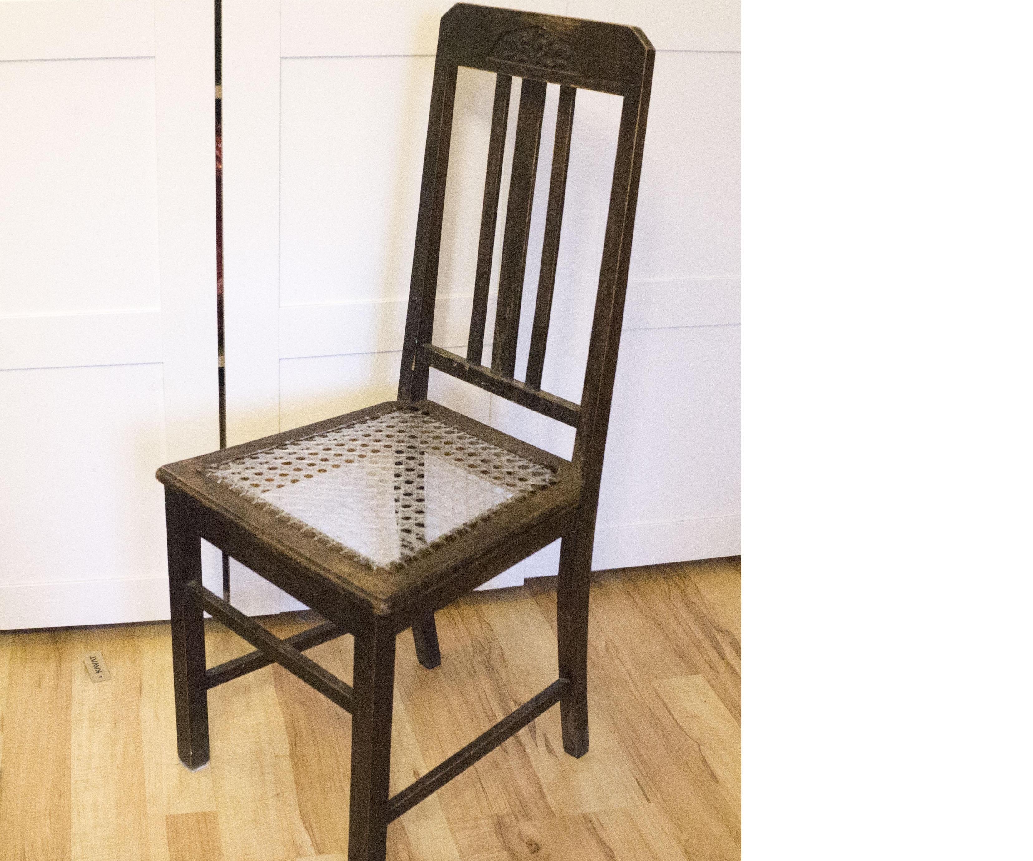 Chair Caning With Plastic Bottles 