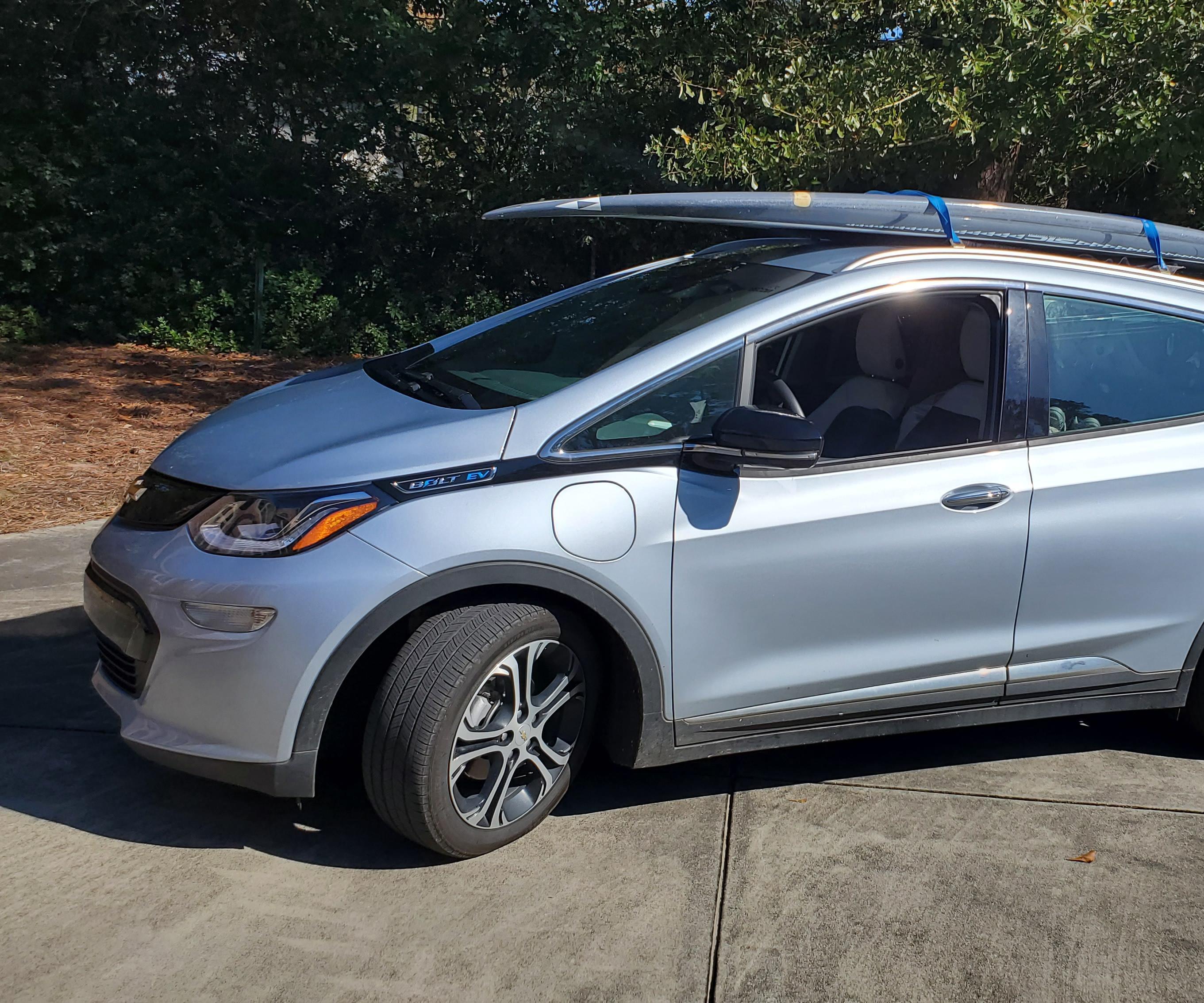Stand Up Paddleboard SUP Roof Rack for Chevy Bolt EV (Chevrolet Bolt)