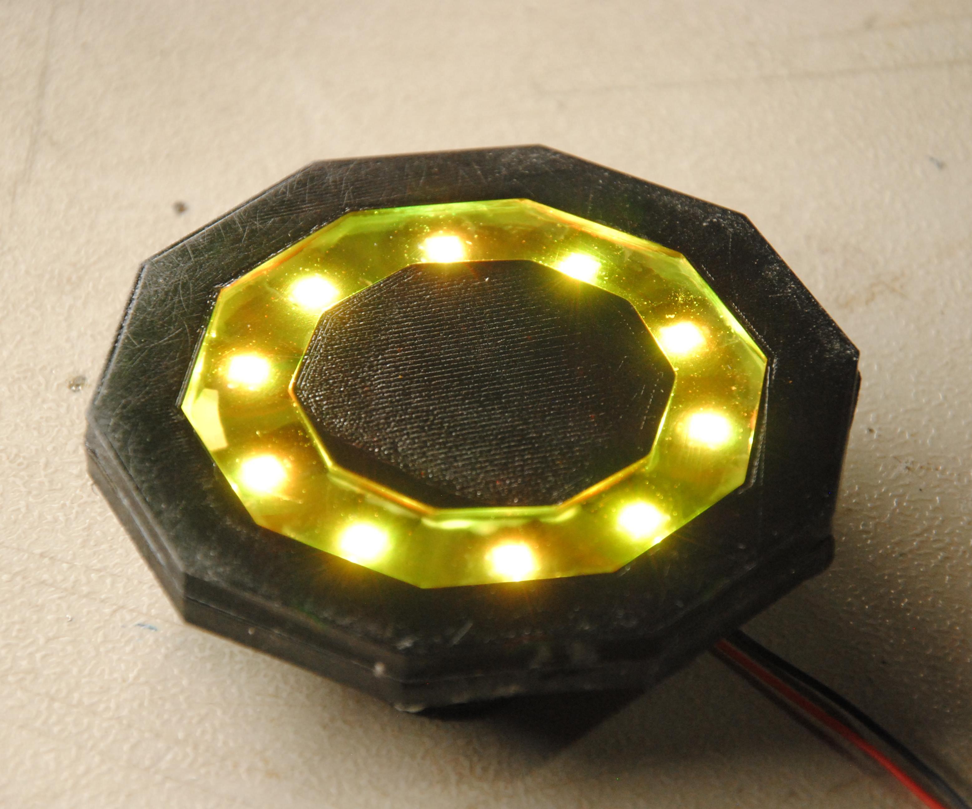 SpinLite - Teensy Powered RGB Spinning Turn Signal Prototype